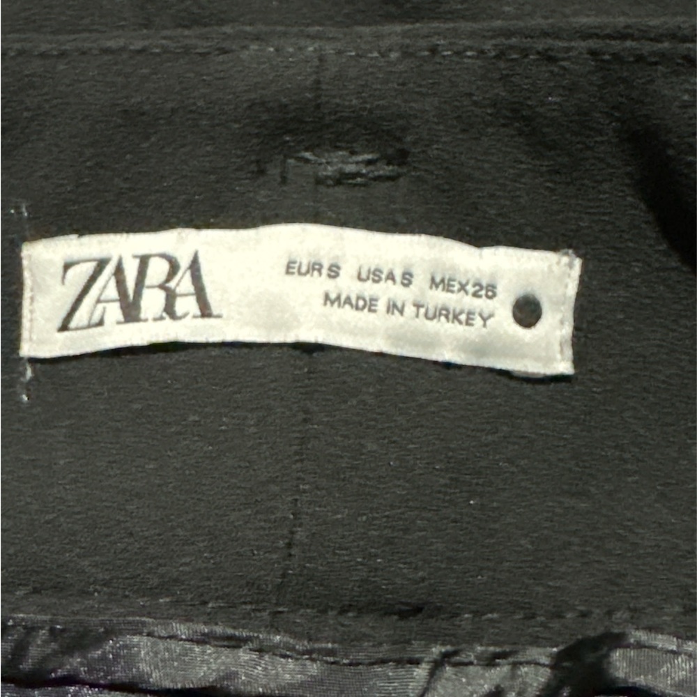 Zara belted black pants Small - Picture 5 of 6